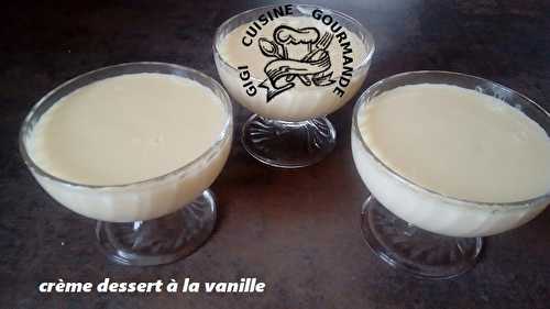 Crème à la vanille au cookéo 