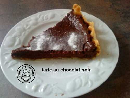 TARTE AU CHOCOLAT 