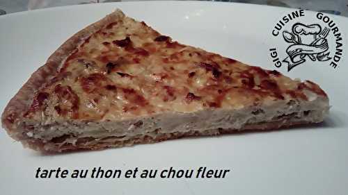 TARTE au chou fleur et au thon 