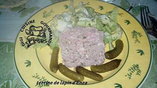 Terrine de lapin d'Enza au cookéo