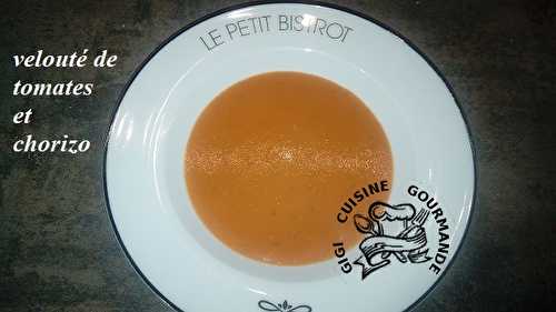 VELOUTE DE TOMATES et CHORIZO au cookéo et thermomix