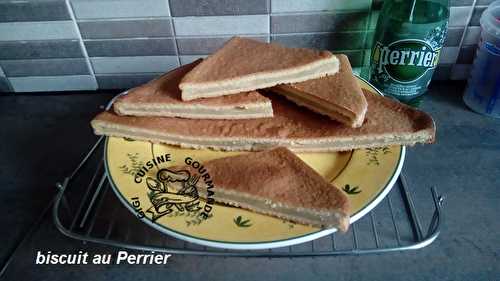 Biscuit au Perrier