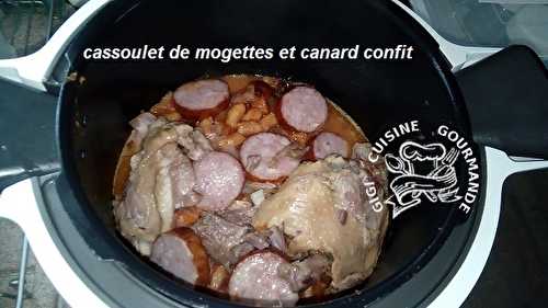 Cassoulet de mogettes et canard confit