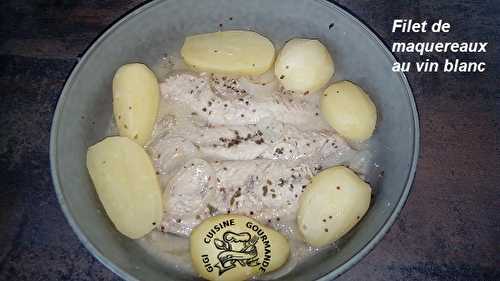 Filet de maquereaux au vin blanc (cookéo)