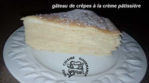 Gâteau de crêpes à la crème pâtissière (thermomix)