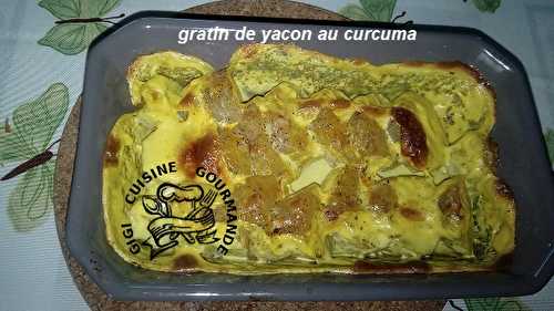 Gratin de yacon ou poires de terre (cookéo)