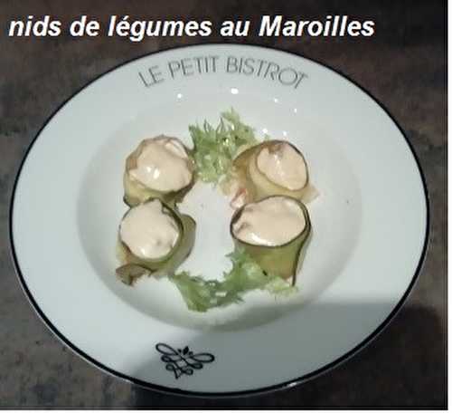 Nids de légumes au Maroilles