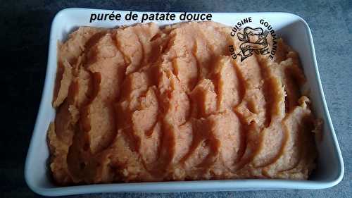 Purée de patate douce (cookéo)