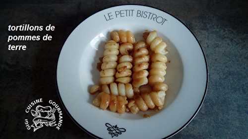 Tortillons de pommes de terre au cookéo