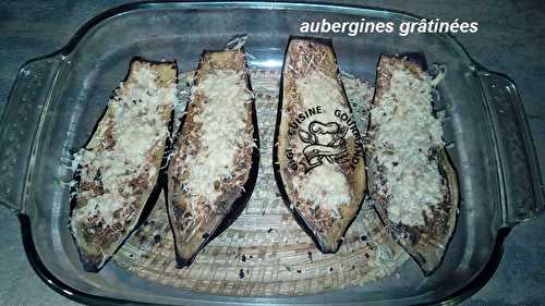 Aubergines cuites au four