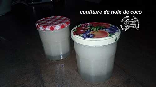 CONFITURE DE NOIX DE COCO au thermomix