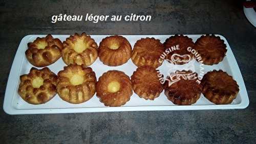 Gâteaux légers au citron