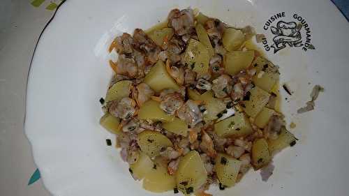 Salade de pommes de terre et coques de l'ile de Ré