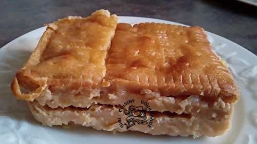 Gâteau pudding aux petits beurre et pommes