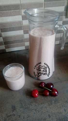 Smoothie aux cerises du jardin au thermomix