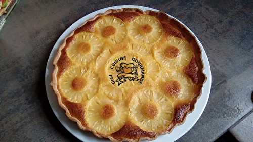 Tarte ananas et noix de coco