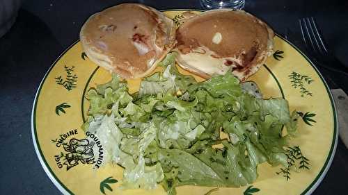 Pancakes jambon et fromage