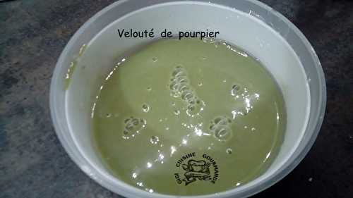 Velouté de pourpier 