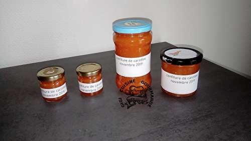 CONFITURE DE CAROTTES