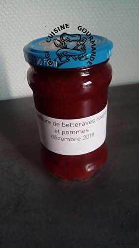 CONFITURES DE BETTERAVES ROUGES / POMMES