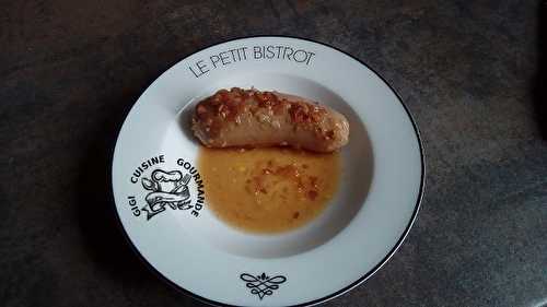 BOUDIN BLANC au CIDRE