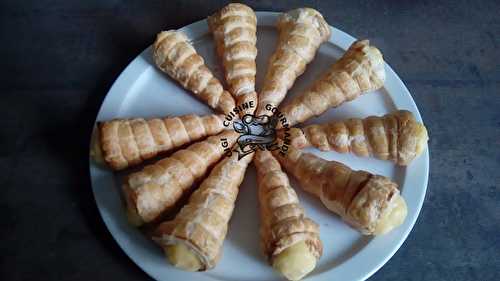 CORNET A LA CREME PATISSIERE VANILLE