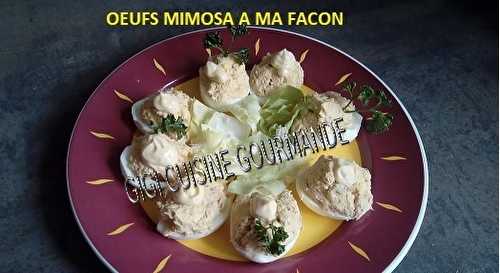 Oeufs mimosa à ma façon