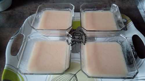 PANNA COTTA à la fraise Tagada