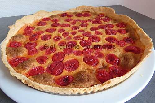 Tarte clafoutis aux bigarreaux