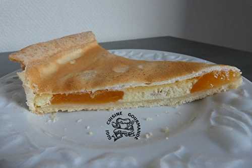 Tarte crémée meringuée aux abricots 