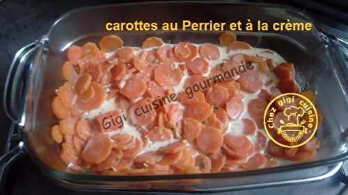 Carottes au Perrier et à la crème