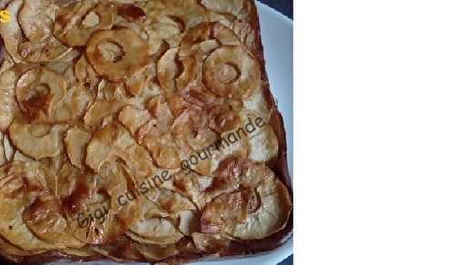 Gâteau invisible aux pommes