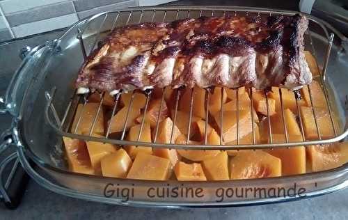 Ribs de porc et sa butternut