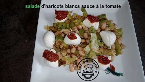 SALADE HARICOTS BLANCS MOZARELLA TOMATE SECHEE 