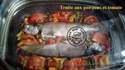 Truites aux poivrons et tomates