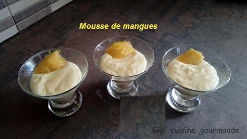 Mousse à la mangue