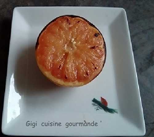 Pamplemousse grillé au miel