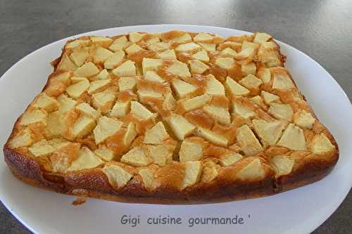 Flan fondant aux pommes et tagatose