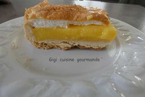 Tarte au citron meringuée