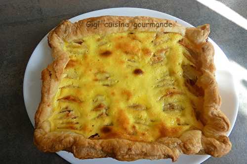 Tarte aux pommes et yaourt islandais/curcuma