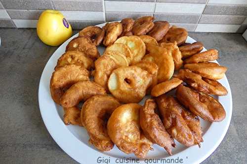 Beignets aux pommes au compact cook pro