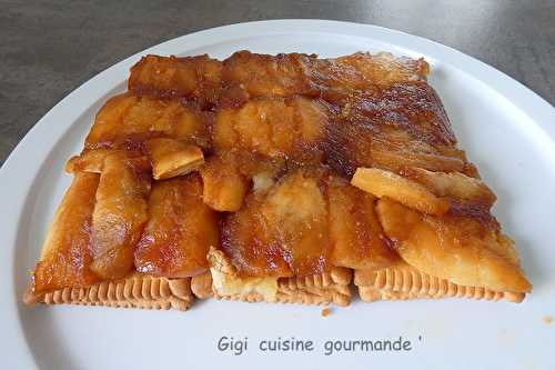 Tatin de pommes et petits beurres