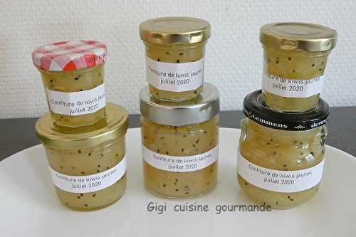 Confiture de kiwis "gold" au compact cook