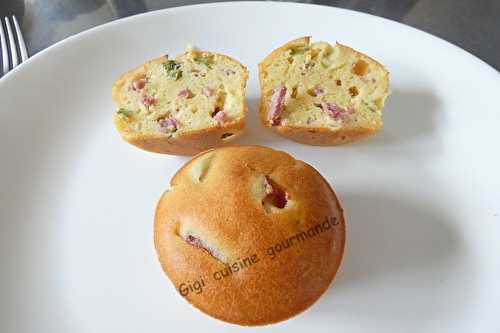 Cupcake jambon fumé et cornichons