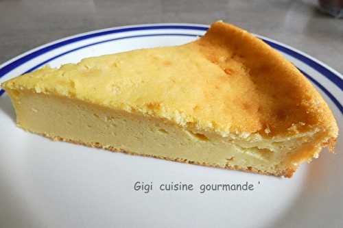 Gâteau mousseux au fromage blanc