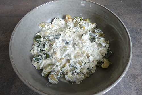 Courgettes au Prim'frais avec le cookéo