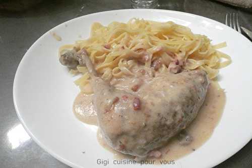 Poulet à la crème de spéculoos au cookéo