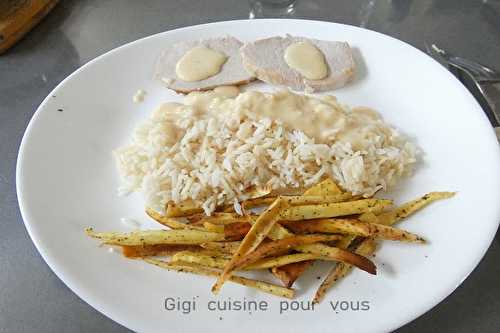 Roti de porc sauce Camembert au compact cook pro