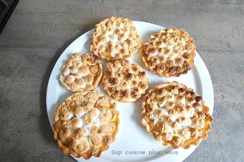 Tartelettes meringuées aux kakis