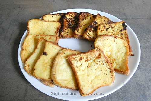 Pain perdu à la crème anglaise (compact cook pro)